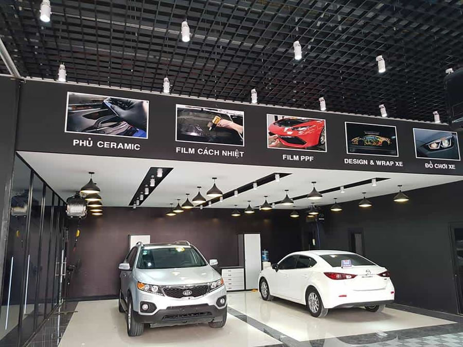 Trung t&acirc;m chăm s&oacute;c rửa xe &ocirc; t&ocirc; tại TP Vinh Nghệ An